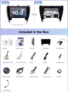 Radio para Auto Android 14 6G+128G para Todos los Vehículos, Estéreo para Auto Android, Navegación GPS, WiFi 4G LTE, Pantalla Táctil QLED de 10.2 Pulgadas, Unidad Principal - Product Image 4