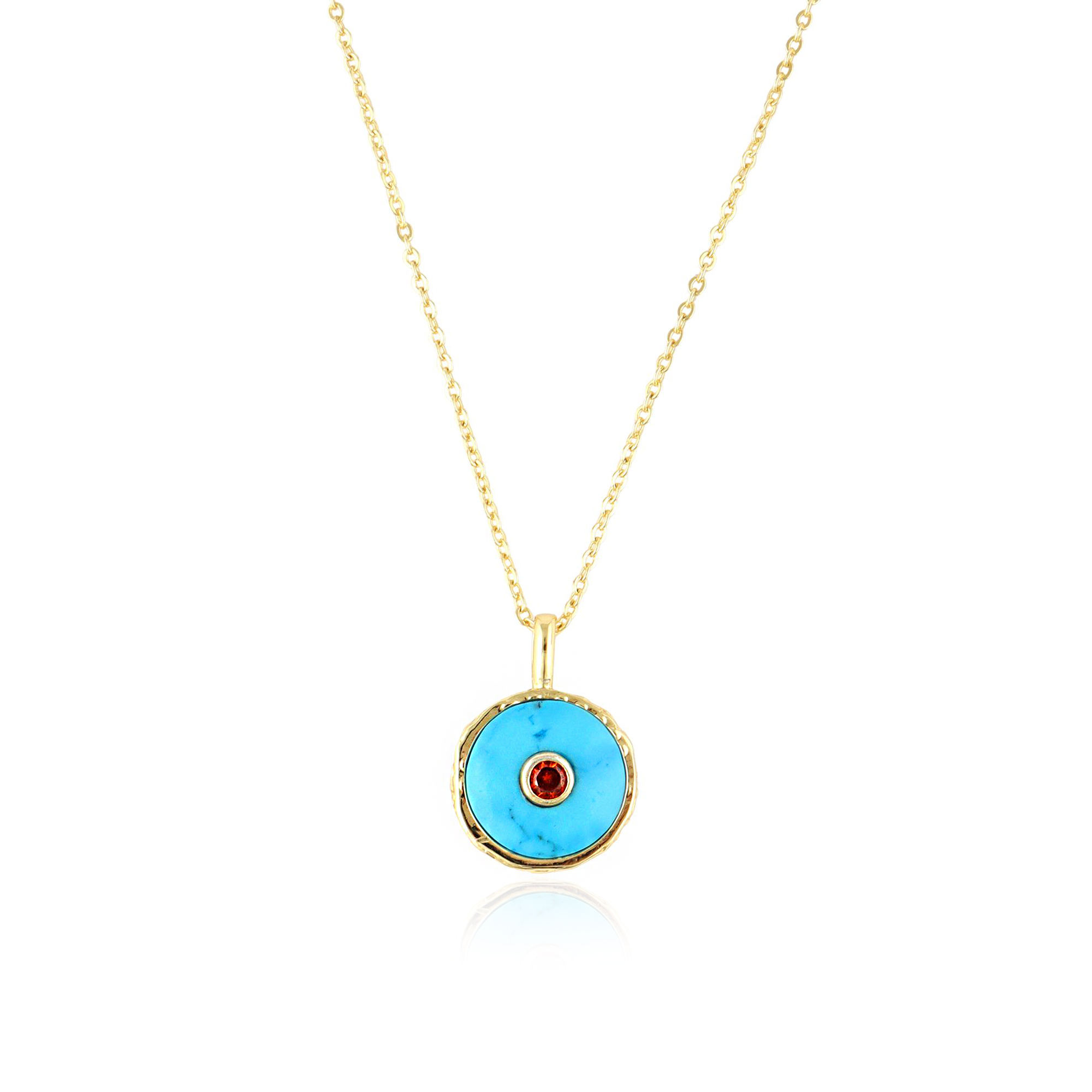 Turquoise, Orange CZ