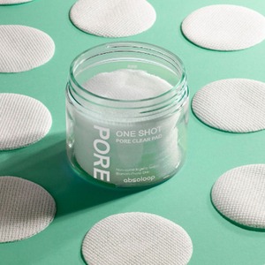 แผ่นโทนเนอร์วีแกน [Absoloop] One Shot Toner Pads ช่วยผลัดเซลล์ผิว กระชับรูขุมขน และเติมความชุ่มชื้นให้ผิว - Product Image 2