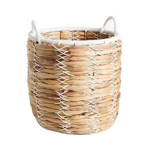 New Designs Water Hyacinth <b>Basket</b> Eco-friendly Multipurpose Storage <b>Cheap</b> Wholesale From Direct Manufacturer For Home & Garden - Product Image 1