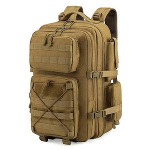 Sac à dos tactique de chasse Perfectionists 15 pouces en nylon imperméable avec cadre interne et fermeture éclair unisexe pour l'extérieur 77L camouflage - Product Image 2