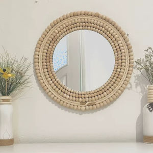 Ravishing Round Glass <b>Mosaic</b> Blue Wall <b>Mirror</b> for Home and Hotel Purpose Largest Manufacture Company - Product Image 1