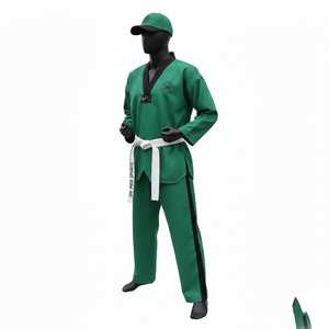 Uniforme de Taekwondo Personalizado para Artes Marciales, Unisex, Traje de Entrenamiento, Blanco, Poliéster/Algodón, Logotipo Personalizado, Duradero - Product Image 3