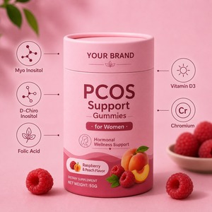 Gomitas de Apoyo para el Síndrome del Ovóni (PCOS) de Marca Privada OEM para Mujeres, Apoyo para el Bienestar Hormonal - Product Image 4
