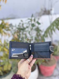 Cartera Billetera Bifold de Cuero Genuino para Tarjetas de Crédito e Identificación, Modelo 2026, Última Llegada, Cartera Delgada para Tarjetas de Visita para Hombre - Product Image 4