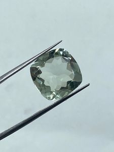 Natural High Quality Green Amethyst Gemstone Loose Stone 9.08Carat 14MM Green <b>Colour</b> Jewelry Making - Product Image 2