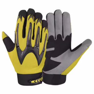 ถุงมือทำงานอุตสาหกรรมหนังสังเคราะห์เสริมแรงคุณภาพสูงพรีเมียม ยี่ห้อ Amara ได้รับมาตรฐานความปลอดภัย CE ทนความร้อน - Product Image 3