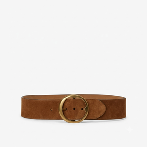 BS INTERNATIONAL NA228 100% Genuine Cow Hide Leather Pin Buckle Party Famous Chocolate Colored 3.8 CM Width Eco-Friendly - Product Image 6