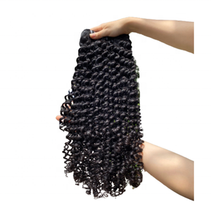 Extensiones de cabello humano natural al mejor precio, mejor vendedor, cutícula completa alineada, textura rizada profunda - Product Image 5