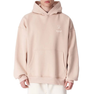 เสื้อฮู้ดดี้ผู้ชายสีพื้นทรงโอเวอร์ไซส์รุ่นใหม่ล่าสุด ผ้าฝ้าย ขายส่ง ราคาสมเหตุสมผล สำหรับขายออนไลน์ - Product Image 1