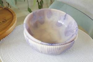 Bol décoratif en résine sculptée, éco-responsable, fait main, décoration d'intérieur, style moderne minimaliste, blanc crème, élégant, récipient polyvalent pour la maison - Product Image 5