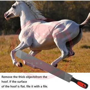 Kit d'outils professionnel pour coupe-sabot de cheval, pinces en fer à cheval de 16 pouces, ensemble de couteaux, 8 pièces - Product Image 3