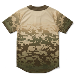 Uniformes de Béisbol Personalizados por Sublimación al por Mayor, Conjuntos para Equipos, Tela Transpirable y Ligera, Equipamiento de Béisbol con Botones Completos - Product Image 2