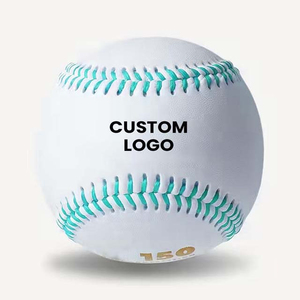 Custom Logo Professional High Performance Soft Lightweight Durable Baseball Games Tournaments <b>Ball</b> Leather Material - Product Image 1