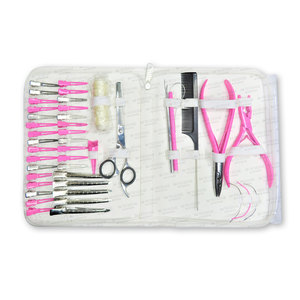 Kit Profesional de Alicates para Extensiones de Cabello de Acero Inoxidable de Grado Quirúrgico, Juego de Herramientas con Anillos Micro, Estuche para Uso Comercial - Product Image 2