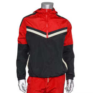 Custom Color Men’s Lightweight Windbreaker Set Hooded <b>Jacket</b> Matching Shorts Multitone Sportswear Outdoor Athletic Streetwear - Product Image 1