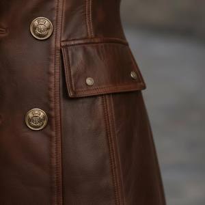 Abrigo Acolchado de Piel de Oveja para Mujer, Estilo Burbuja, Elegante y Cálido para Invierno, Diseño Suave para Mayor Comodidad, Atuendos Diarios a la Moda, Resistente al Viento - Product Image 3