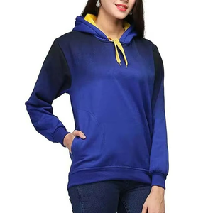 Latest Fashion <b>Top</b> Quality Custom Design Solid Color Pullover Plain Cotton Heavy Weight 400G <b>Women</b> Oversized Hoodies Sweatshirts - Product Image 2
