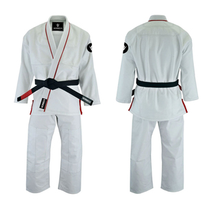 Uniforme de Artes Marciales de Alta Resistencia Personalizado para Jiu Jitsu Bjj, Negro, para Adultos, Karate, con Logotipo Bordado, Tallas Personalizadas, Servicios OEM, 100% Algodón, Secado Rápido - Product Image 2