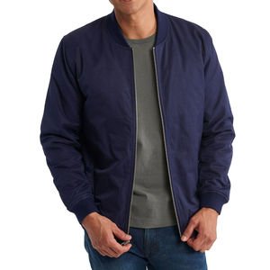 Custom Varsity Bomber Jacket Men's Stylish Lightweight Windbreaker Jacket Premium Quality OEM ODM Apparel - Product Image 1