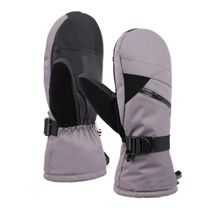 Mitaines de snowboard imperméables avec logo personnalisé - Mitaines d'hiver extra chaudes avec fermeture à boucle pour hommes et femmes (vente en gros) - Product Image 1