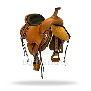 Western Trail Saddle Horse Riding Saddle Equestrian <b>Equipment</b> - Product Image 3