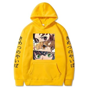 Sudaderas Personalizadas de Forro Polar para Ropa Urbana y Sudaderas con Diseño de Logotipo Serigrafiado en Algodón y Poliéster con Cordón Ajustable, Sudadera con Diseño de Anime - Product Image 2
