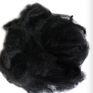 Tái chế lớp sợi Polyester Đen 1.2d/1. 4dx38mm PSF với dây chuyền sản xuất giá tốt nhất-ms. Florence - Product Image 1