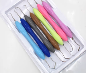 Los Mejores Instrumentos Dentales para Rellenos de Composite con Mangos de Silicona, Herramientas Restauradoras Profesionales con Certificación CE de Surgiright Instrument - Product Image 1