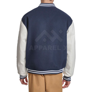 Chaqueta Letterman de tacto suave, chaqueta Letterman de tacto premium, chaqueta Letterman con costuras duraderas para hombre - Product Image 3