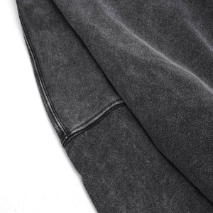 เสื้อฮู้ดดี้ผ้าฝ้ายแท้คุณภาพสูงแบบวินเทจ มีกระเป๋า ซับในขนแกะ ทรงโอเวอร์ไซส์ ล้างสีแบบแอซิดวอช รุ่น AI-HD-35 ราคาขายส่ง RTS - Product Image 6