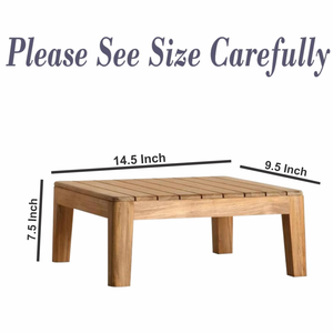 Tabouret en bois massif fait main, marchepied compact, repose-pieds pour cuisine, chambre, salle de bain, usage domestique - Product Image 5