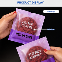 Sacs Biscuit Bonbons Personnalisés Avec Logo 3 Côté Scellé à la Chaleur Biscuit Alimentaire Emballage Flexible Pochette Plastci Sac en Papier