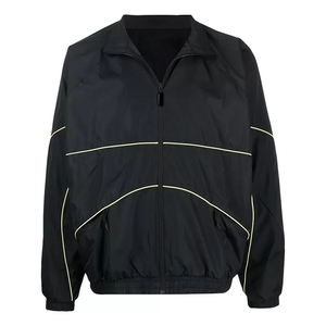 <b>Men</b> Customized Color Oversized Streetwear Track <b>Jacket</b> Stand Comfortable Everyday Wear Lightweight Breathable Casual Outerwear - Product Image 1
