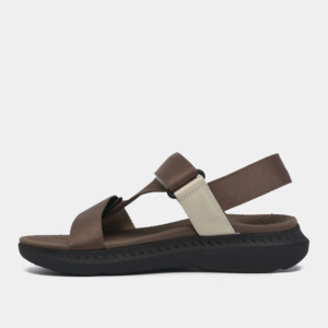 Sandales d'été décontractées pour hommes à bout ouvert, style à brides croisées marron, légères et confortables, fabriquées au Vietnam - Product Image 2