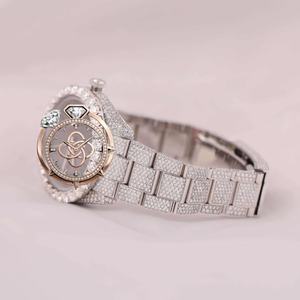 Reloj de Pulsera para Hombre con Diamantes de Moissanita al por Mayor, Totalmente Engastado con Piedras VVS - Product Image 3