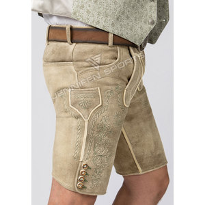 Pantalones Cortos de Cuero Estilo Bávaro para Oktoberfest, Talla Grande, de Piel de Vaca y Gamuza, Casuales, para Hombre, Estilo Austriaco y Alemán - Product Image 4