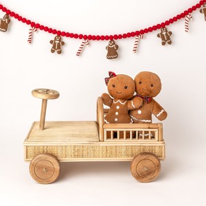 <b>Playful</b> rattan toy truck for toddlers competitive price charming miniature trucks with wooden wheels - Product Image 6