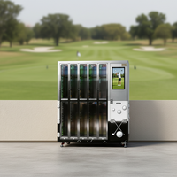 Máquina Expendedora de Almacenamiento de Palos de Golf Inteligentes WEIMI, con SDK, Pago con Tarjeta de Crédito y Monedas, Construcción de Acero Inoxidable para Alquileres 24/7