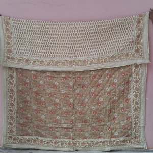 Vintage Handmade Luxury Reversible Breathable Cotton Quilt Hand Block Printed Floral Design Eco-Friendly Bohemian Winter Quilt - Product Image 2