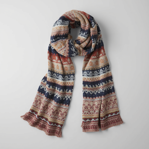 Long Knitted Polyester Acrylic <b>Scarf</b> Soft Warm Traditional Winter <b>Wrap</b> with OEM ODM Customization - Product Image 2