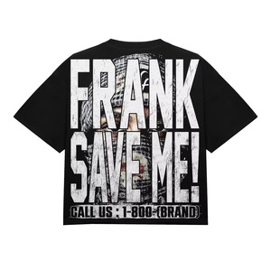 T-shirt noir pour homme avec impression photo, design masque facial, coupe classique, col rond, manches courtes, style streetwear - Product Image 2