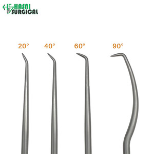 Juego de 4 piezas de instrumentos quirúrgicos ortopédicos de acero inoxidable premium: Punzón cónico para huesos, cincel cónico para cartílago de rodilla y ligamentos ACL/PCL - Product Image 1