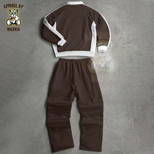 Conjunto Deportivo de Algodón de Alta Calidad, Impresión de Logotipo Personalizada, Servicio OEM, Peso Medio, 2 Piezas, Ropa Urbana para Hombre, Venta al Por Mayor - Product Image 2