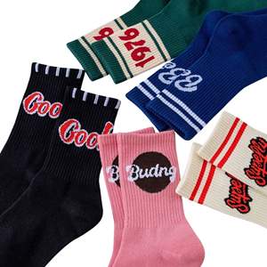 Calcetines deportivos de verano personalizados con logo bordado y sublimado, de punto, con suela de algodón de rizo de secado rápido, para fútbol, con bajo MOQ. - Product Image 4