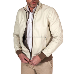 Premium Biker <b>Leather</b> <b>Jacket</b> For <b>Men</b> Vintage Motorcycle Rider Fashion Wear Genuine <b>Leather</b> OEM Factory Price Manufacturer - Product Image 4