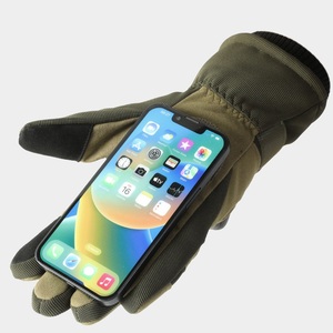 Guantes Tácticos de Carreras con Dedos Completos, Correa de Muñeca Ajustable, Revestimiento de PU Antideslizante, para Actividades al Aire Libre, Unisex, Resistentes al Desgaste - Product Image 5