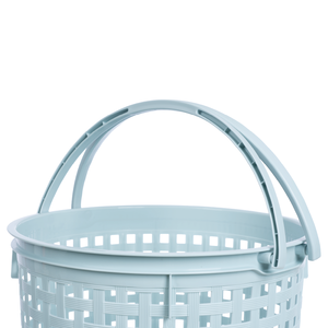 Panier de rangement en plastique tissé Hokori 5125 avec deux poignées pour la lessive et l'usage domestique - Product Image 4
