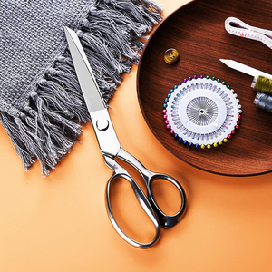 Professional 10-Inch Heavy Duty <b>Sewing</b> Fabric <b>Scissors</b> Industrial Sharp Steel Shears with Smooth Edge for Leather Cutting - Product Image 6