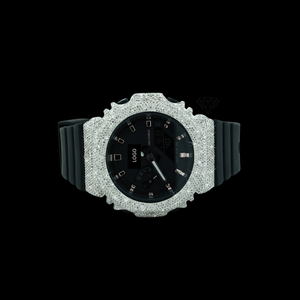 Reloj de Lujo con Incrustaciones de Diamantes VVS Moissanite y Diamantes Naturales - Joyería de Diamantes Estilo Hiphop al Mejor Precio - Product Image 2